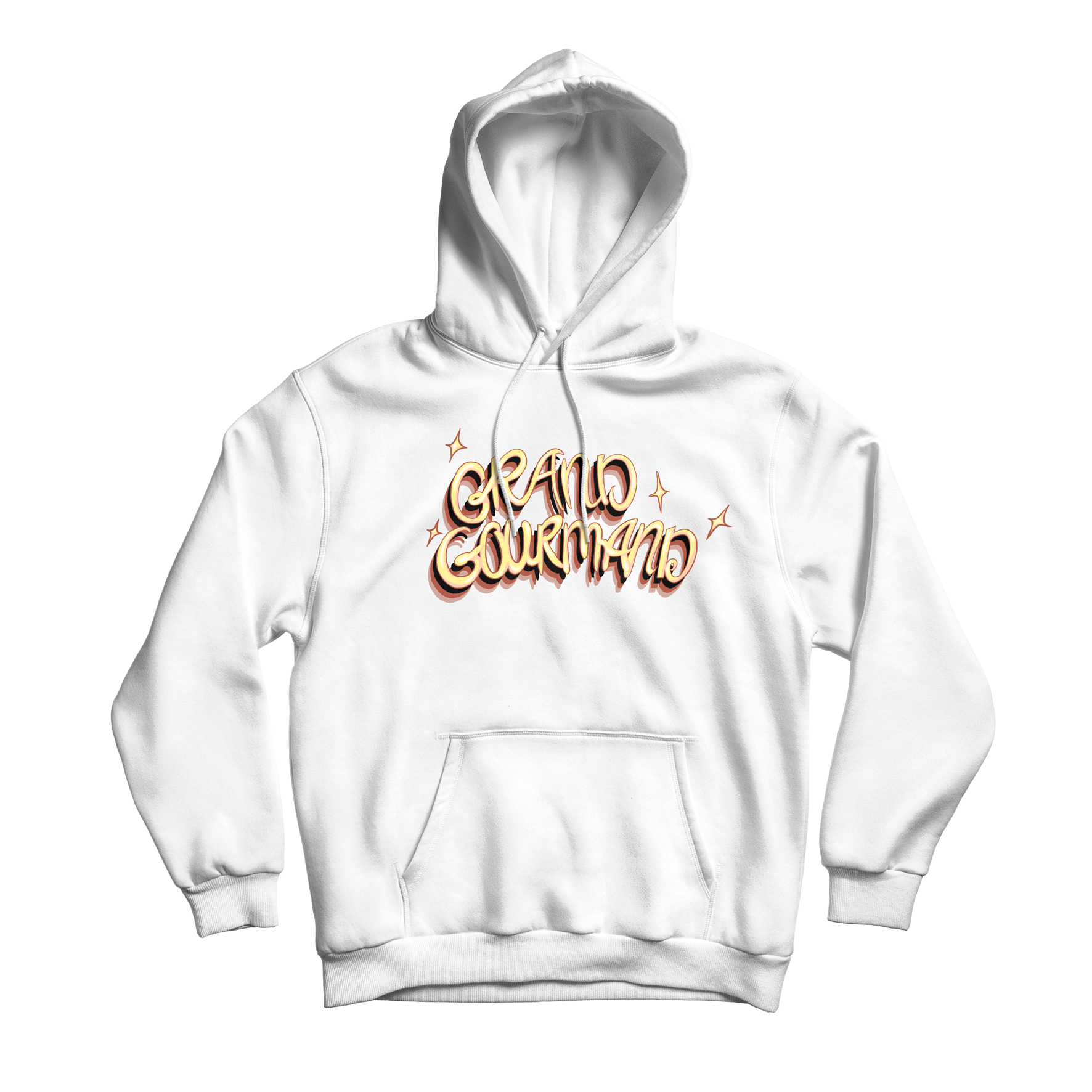 HOODIE "GRAND GOURMAND" - BLANC