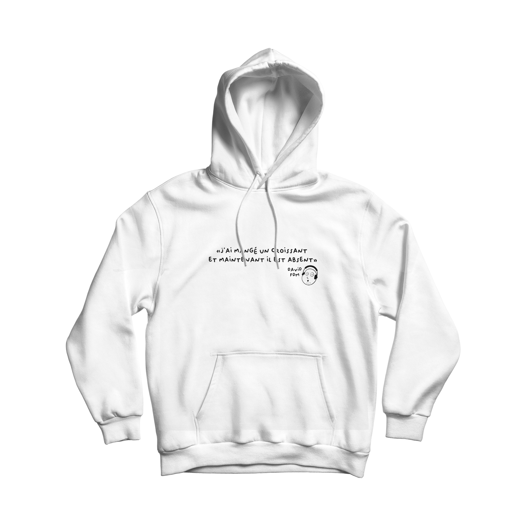 HOODIE "J'AI MANGÉ UN CROISSANT"
